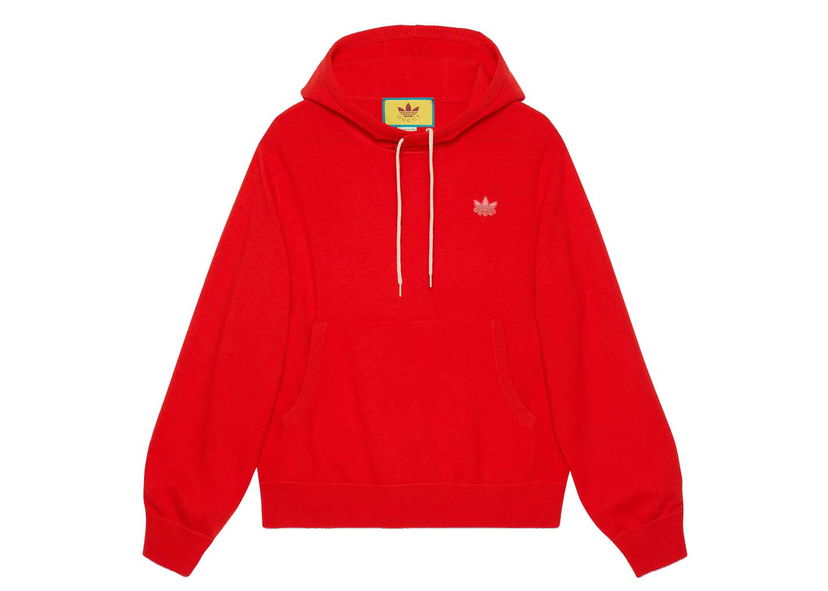 Pulover Gucci adidas x Wool Sweatshirt Red Rdeča | ‎700446 XKCH8 6429