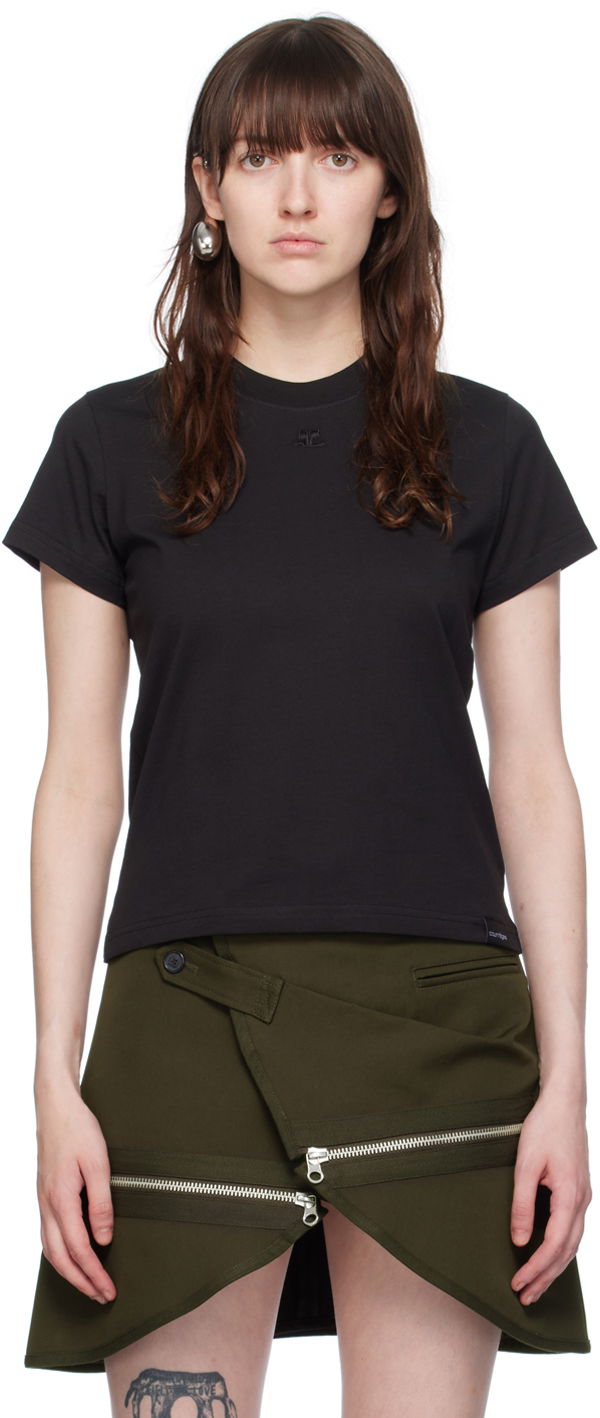 Majica Courrèges Courrèges 'AC' Tee Črna | 423JTS006JS0107, 0