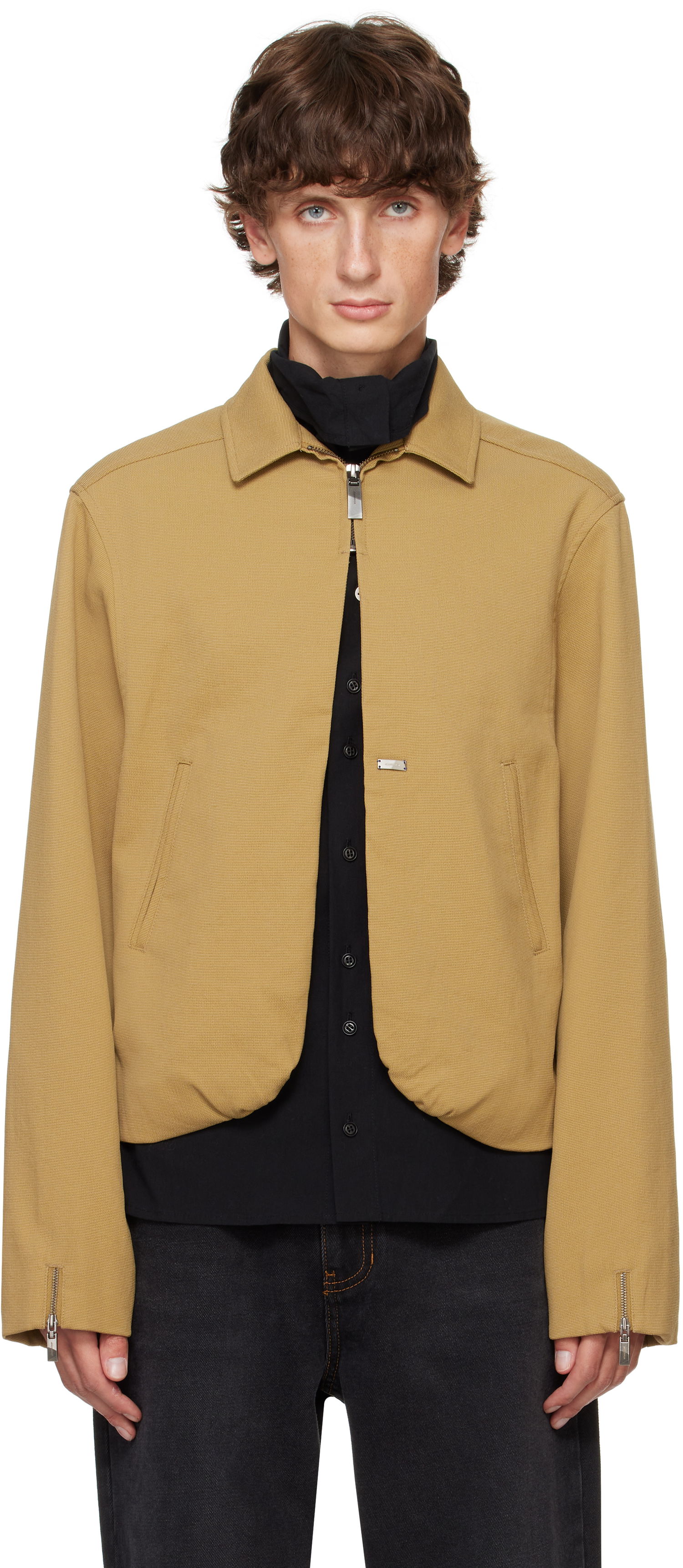 Vetrovka ADER ERROR Zipper Closure Cotton Jacket Rumena | BN01FWJK0117BG, 0