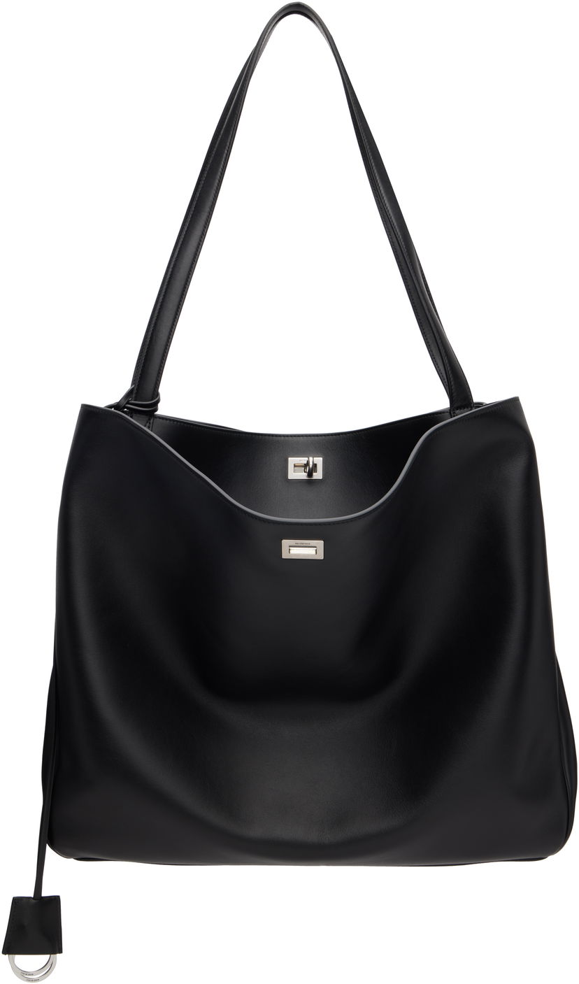 Tote bag Balenciaga Balenciaga Rodeo North-South Tote Črna | 8276642AA4U1000