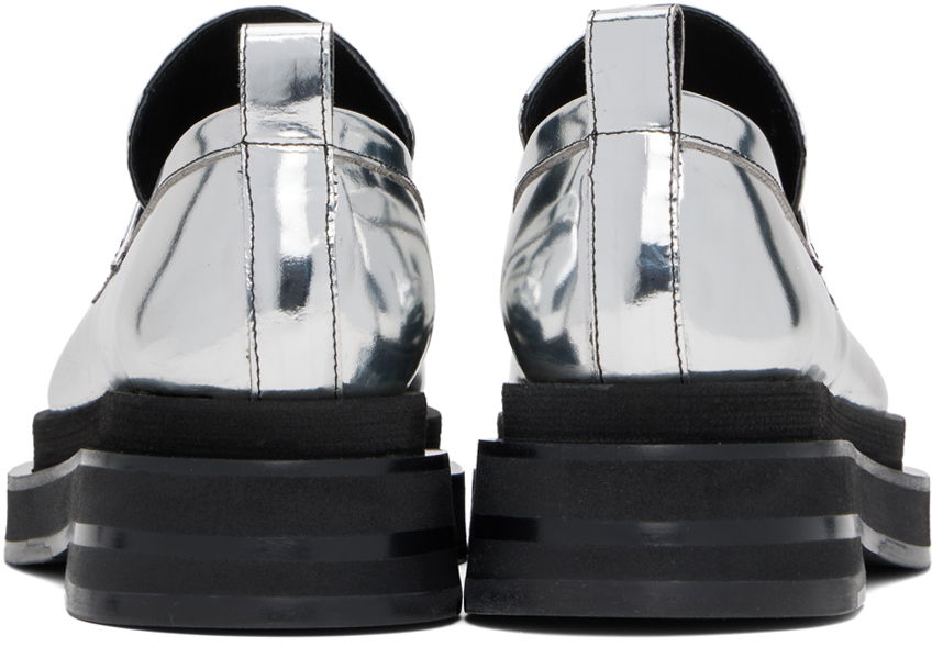 Modni dodatki Simone Rocha Simone Rocha Heart Toe Platform Loafers Kovinski | LOF1D 0791, 1