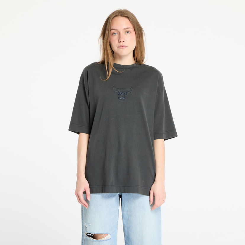 Majica New Era New Era Chicago Bulls Washed Box T-Shirt Siva | 60667860
