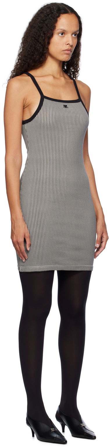 Obleke Courrèges Courrèges Houndstooth Mini Dress Črna | 324JRO458JS0167, 1