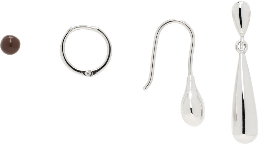 Uhani LEMAIRE Lemaire Set of Three Earrings Kovinski | JW0046 LO0042