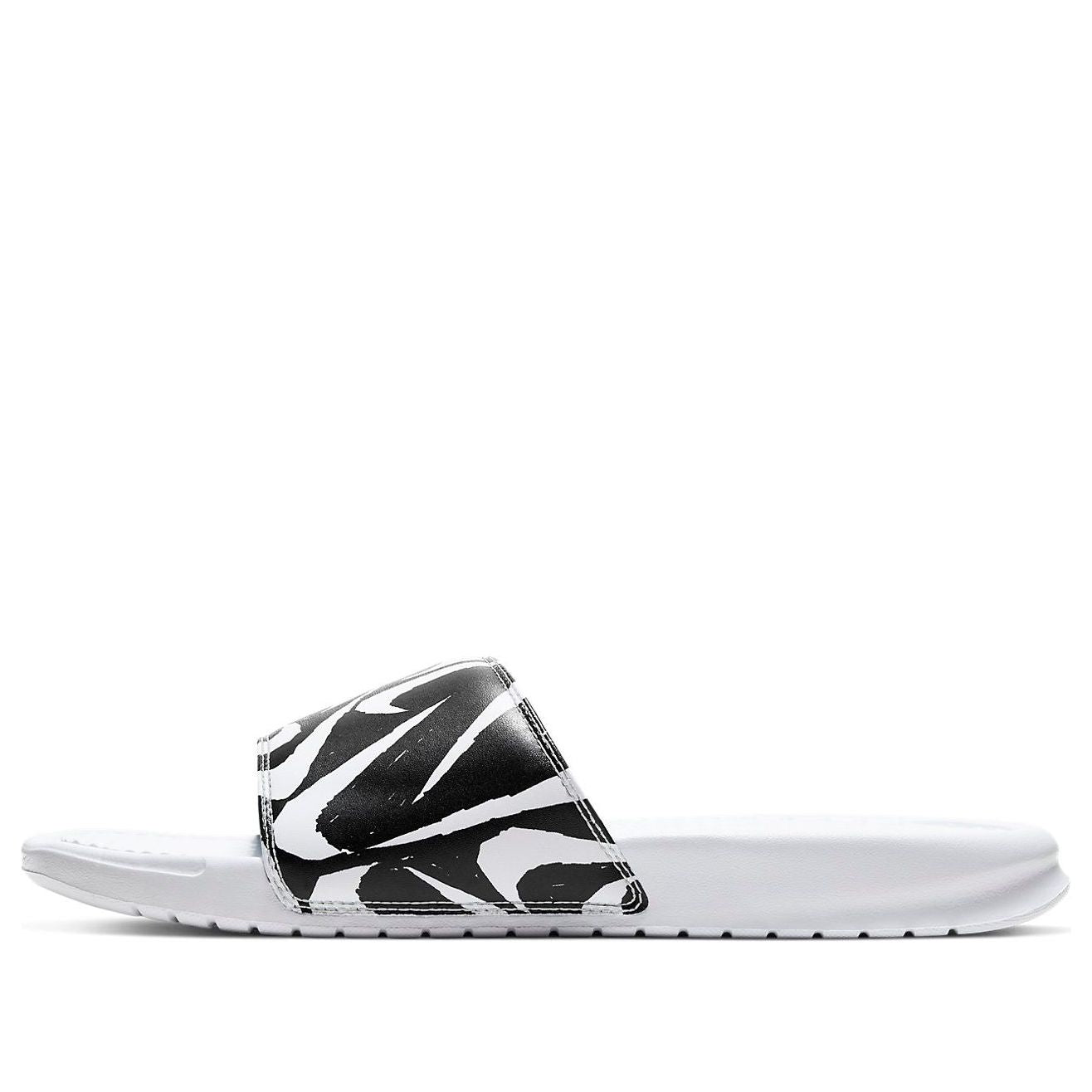 Superge in čevlji Nike Benassi JDI Print Slides Bela | 631261-106, 0