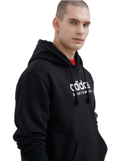 Pulover adidas Originals ALL SZN Graphic Fleece Hoodie Črna | IC9771