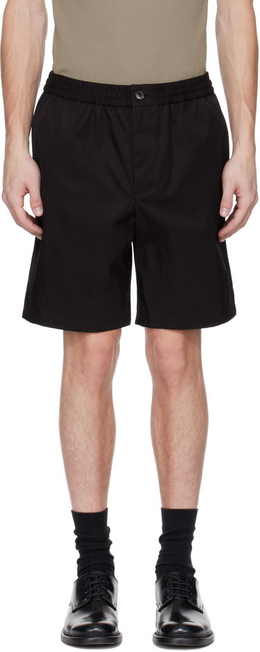 Kratke hlače AMI AMI Paris Twill Shorts Črna | HSO304.PA0007, 0