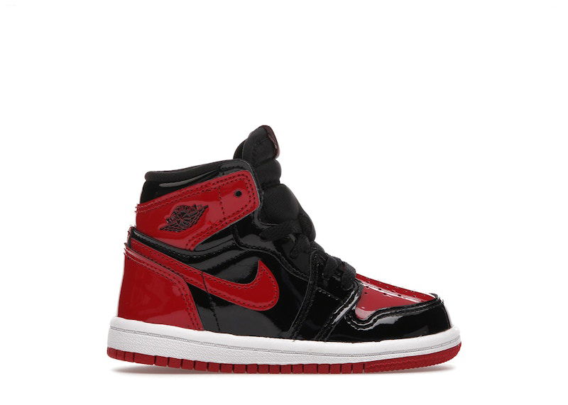 Superge in čevlji Jordan Air Jordan 1 Retro High OG Patent (TD) Rdeča | AQ2665-063, 0