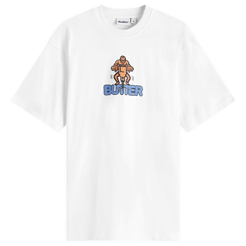 Majica Butter Goods Jack Hammer T-Shirt Bela | BGQ224D20501