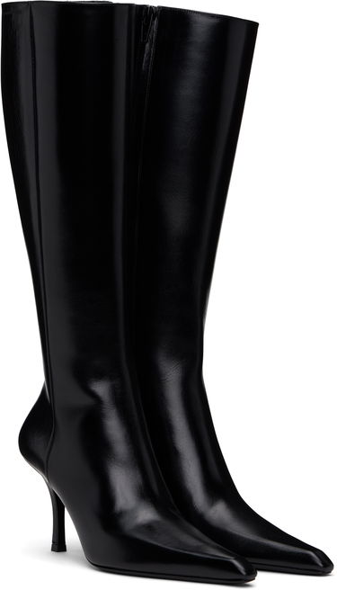 Plašči Alexander Wang Alexander Wang Vivica 85mm Knee-High Boots Črna | 30125B040, 3