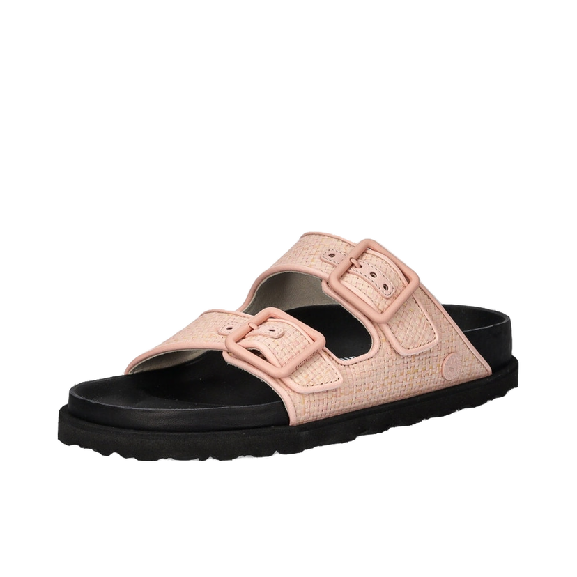 Superge in čevlji Birkenstock Birkenstock 1774 Arizona Raffia Luxe Slides Roza | 1028845.