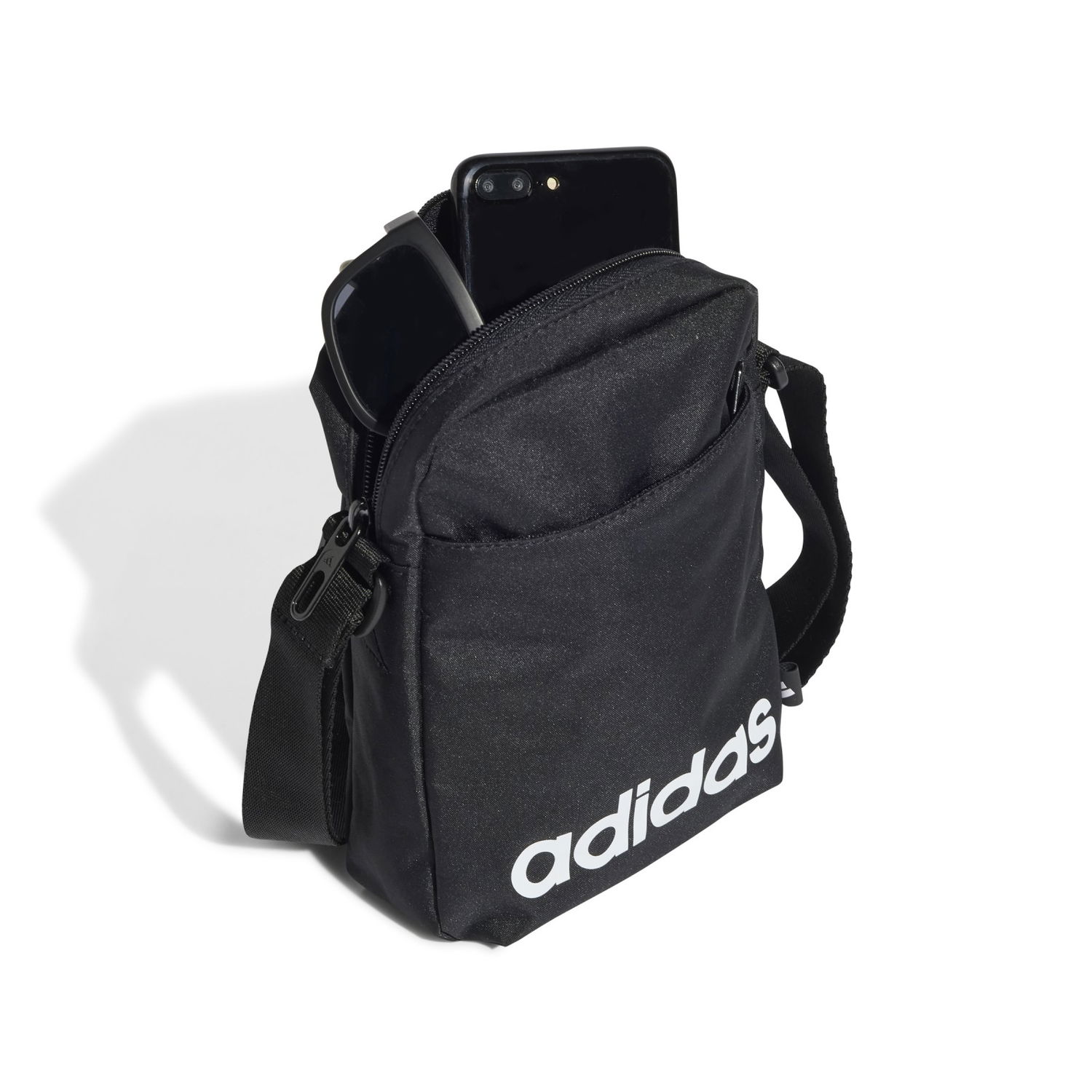 Torba za čez ramo adidas Performance Linear Organizer Bag Črna | JE8341, 1
