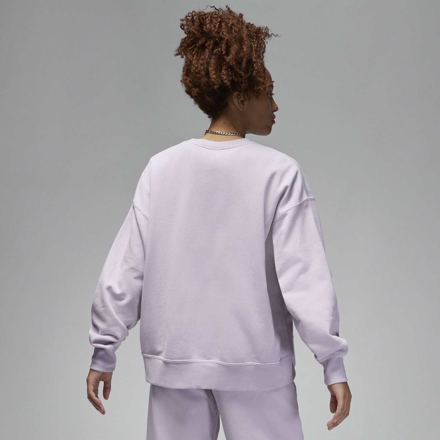 Pulover Jordan Flight Crewneck Sweatshirt Lila | DQ4599-576, 1