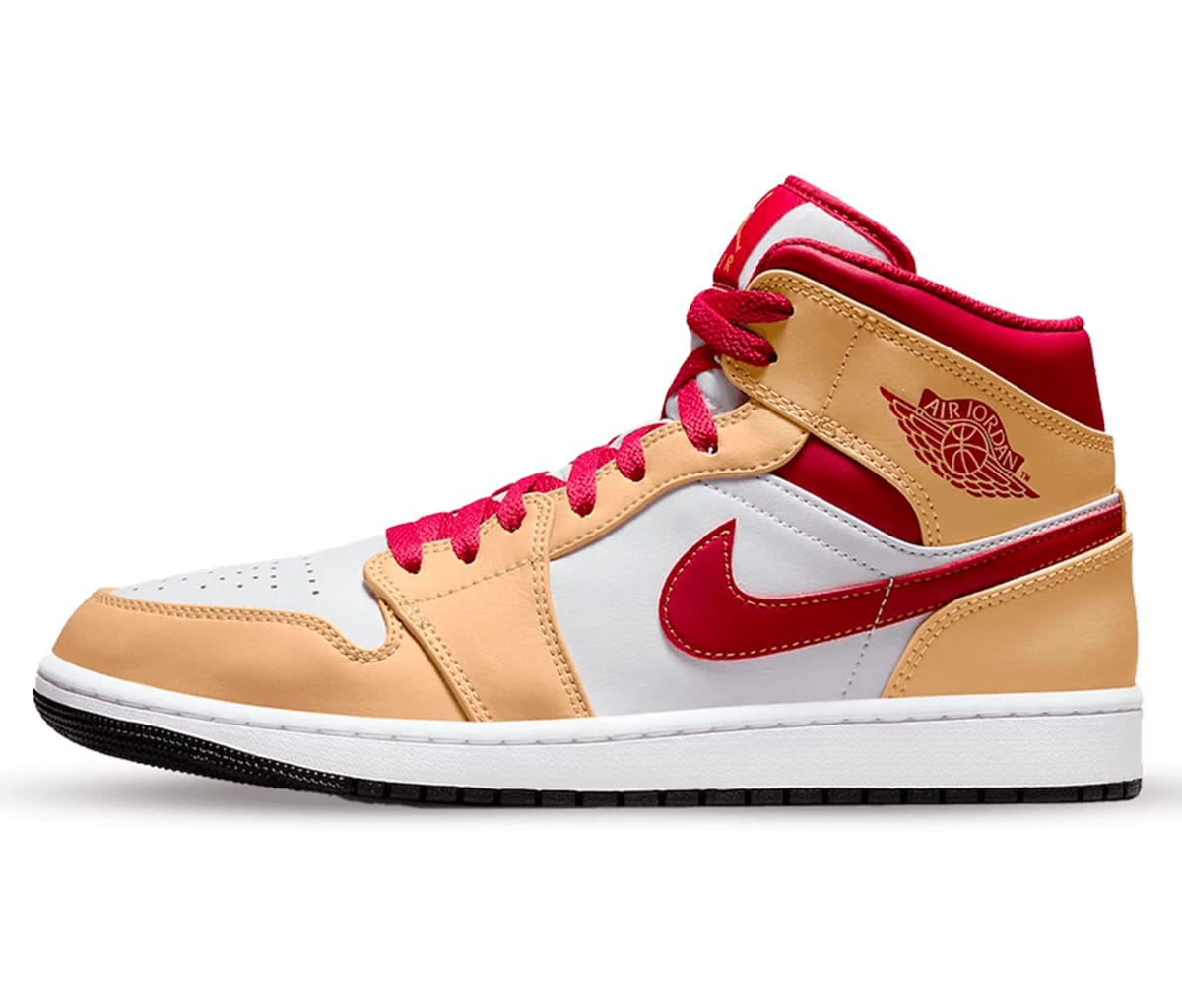 Superge in čevlji Jordan Air Jordan 1 Mid "Beige White Red" Večbarvna | 554724-201, 0