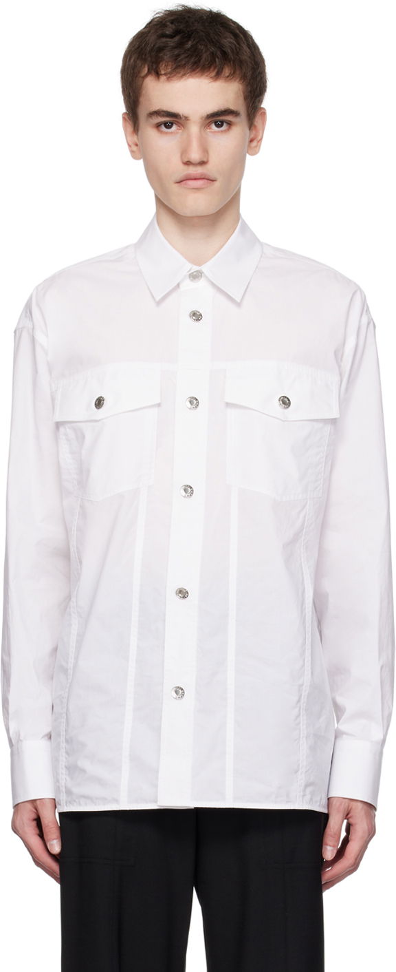 Srajce Helmut Lang Helmut Lang Trucker Shirt Bela | N07HM501, 0