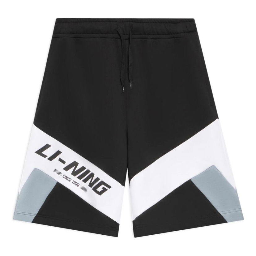 Kratke hlače Li-Ning Color Block Graphic Shorts Črna | AKSR569-5