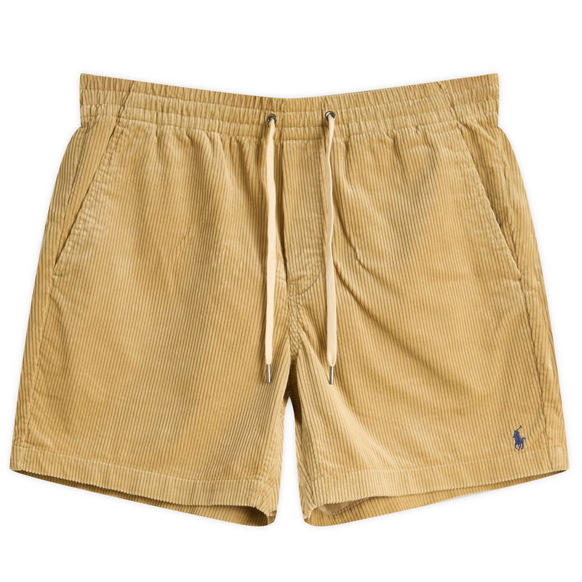 Kratke hlače Polo by Ralph Lauren Ralph Lauren Corduroy Prepster Shorts, Size Large Bež | 710800214-BEI