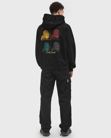 Pulover DAILY PAPER Daily Paper Frame Hoodie Črna | 2511046, 1