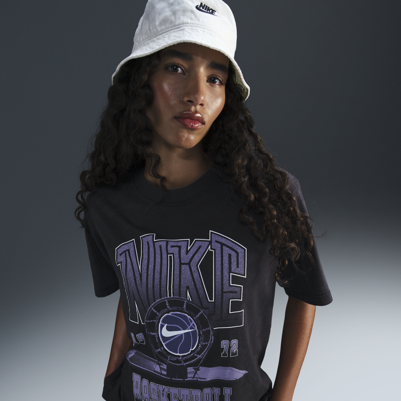 Majica Nike Basketball T-Shirt Short Sleeve Print Črna | HF3270-010