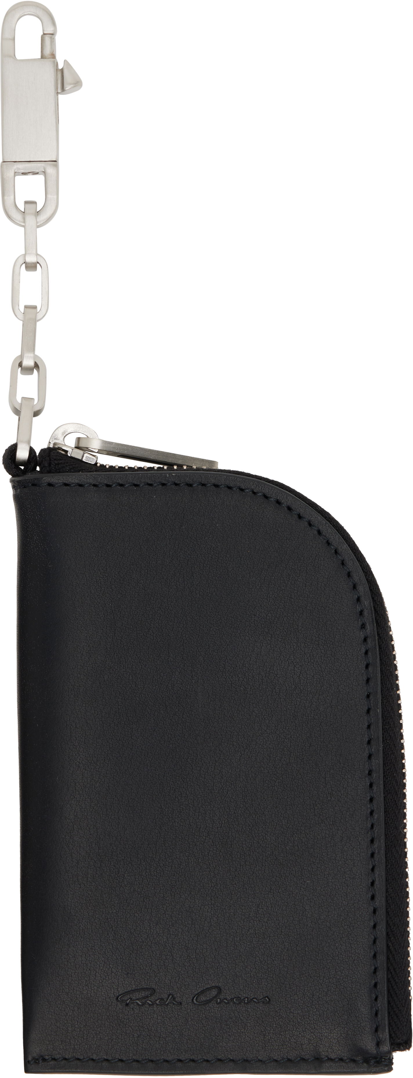 Denarnica Rick Owens Rick Owens Concordians Hook Wallet Črna | RA02E0718 LGE, 0