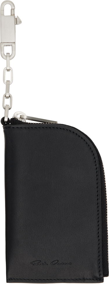 Denarnica Rick Owens Rick Owens Concordians Hook Wallet Črna | RA02E0718 LGE, 0