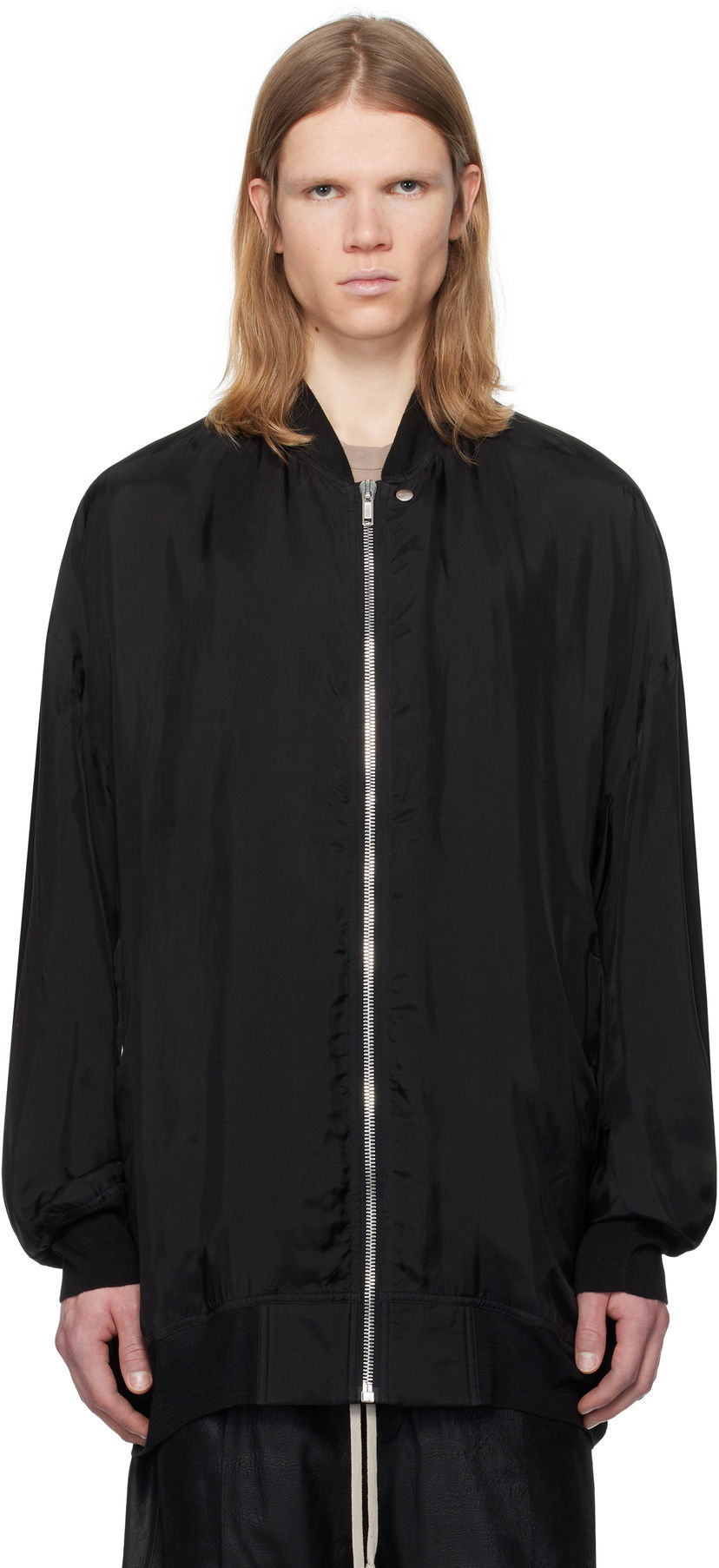 Bomber jakna Rick Owens Rick Owens Hollywood Peter Flight Bomber Jacket Črna | RU01E5793 J