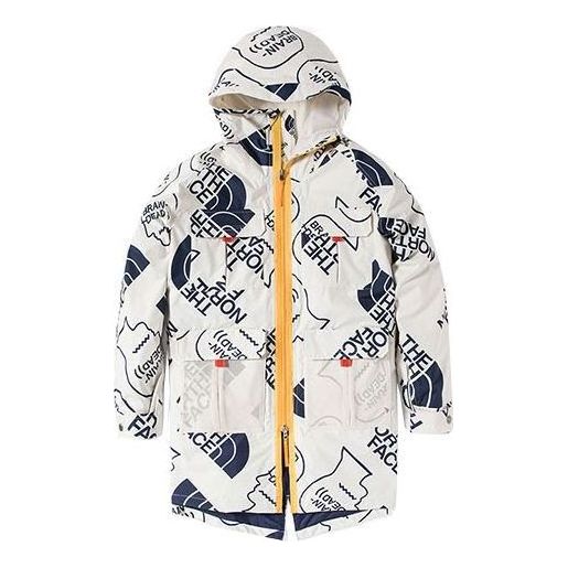 Dežni plašč The North Face Oversized Mountain Parka Bela | 529S-WE9