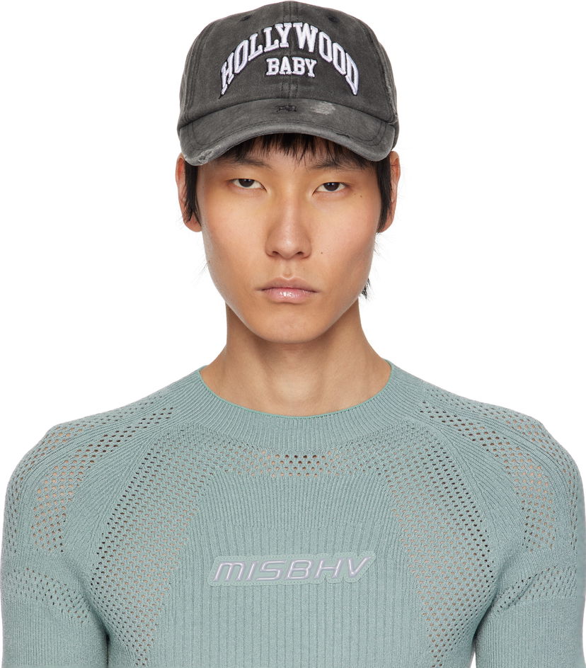 Kapa MISBHV MISBHV 'Hollywood Baby' Baseball Cap Siva | 250A505