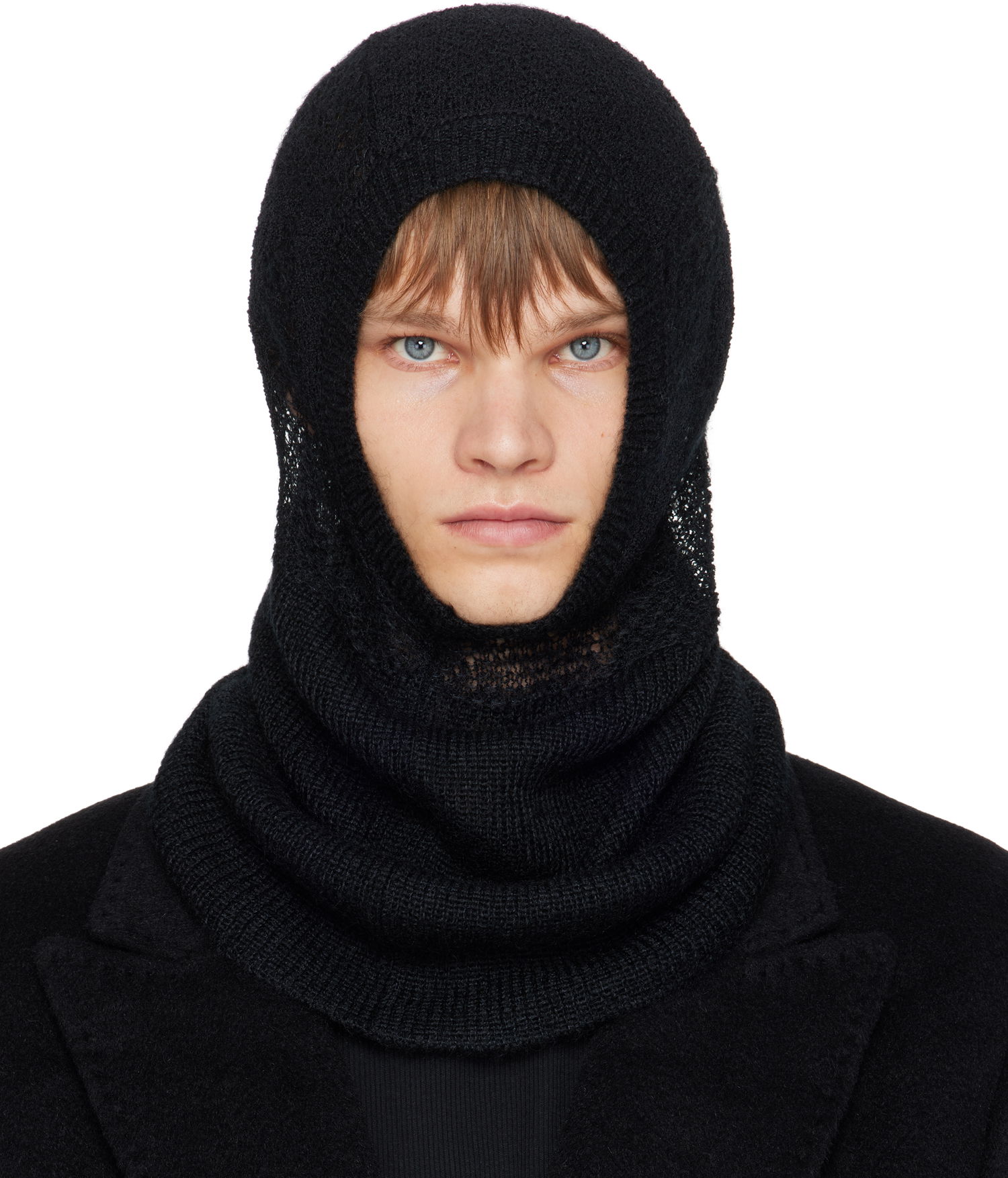 Klobuk Ann Demeulemeester Ann Demeulemeester Knit Balaclava Črna | B0013191-KN070-099, 0