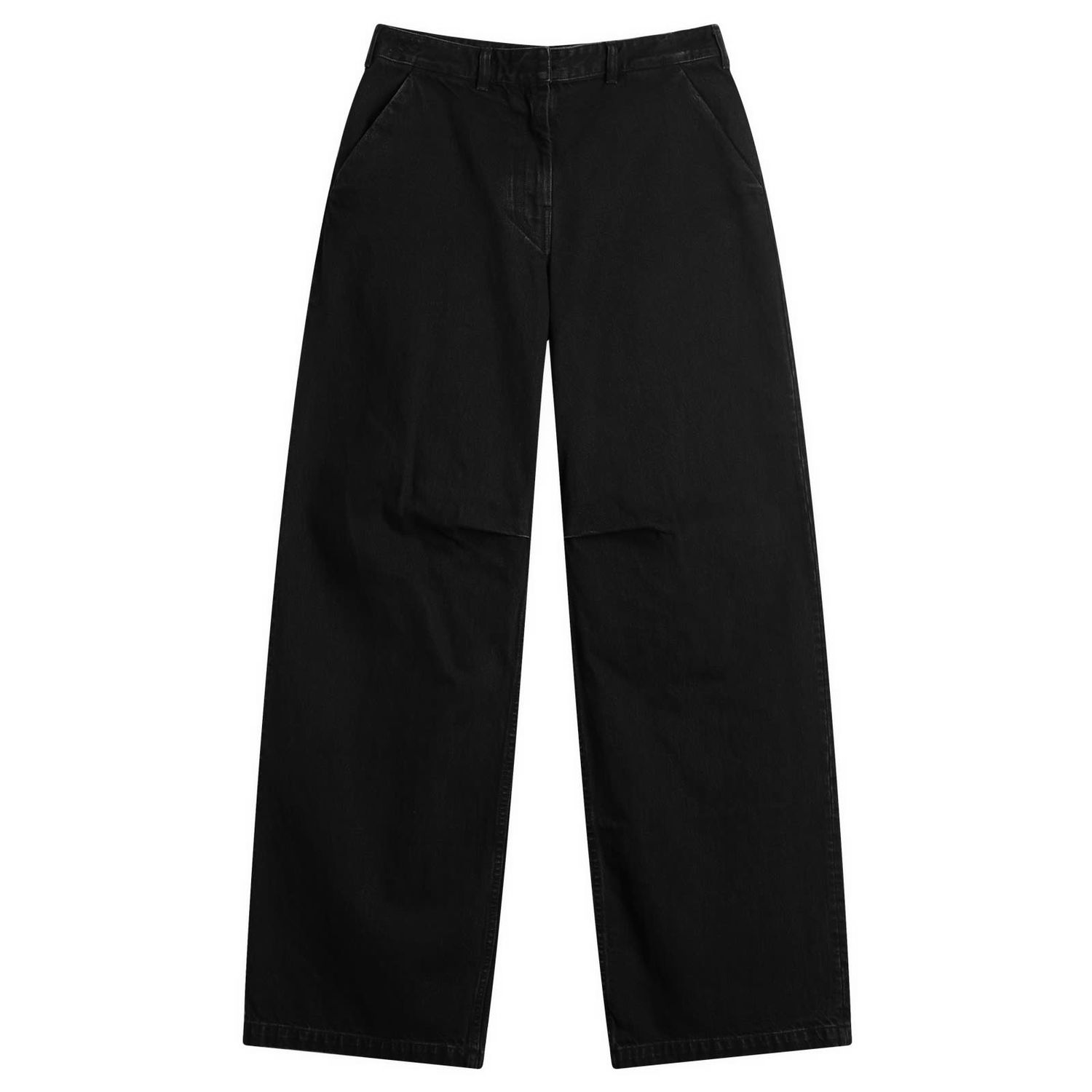 Hlače Entire Studios Entire Studios Dem Loose Jeans, Size Small Črna | ESW-S25-11006-MA, 1