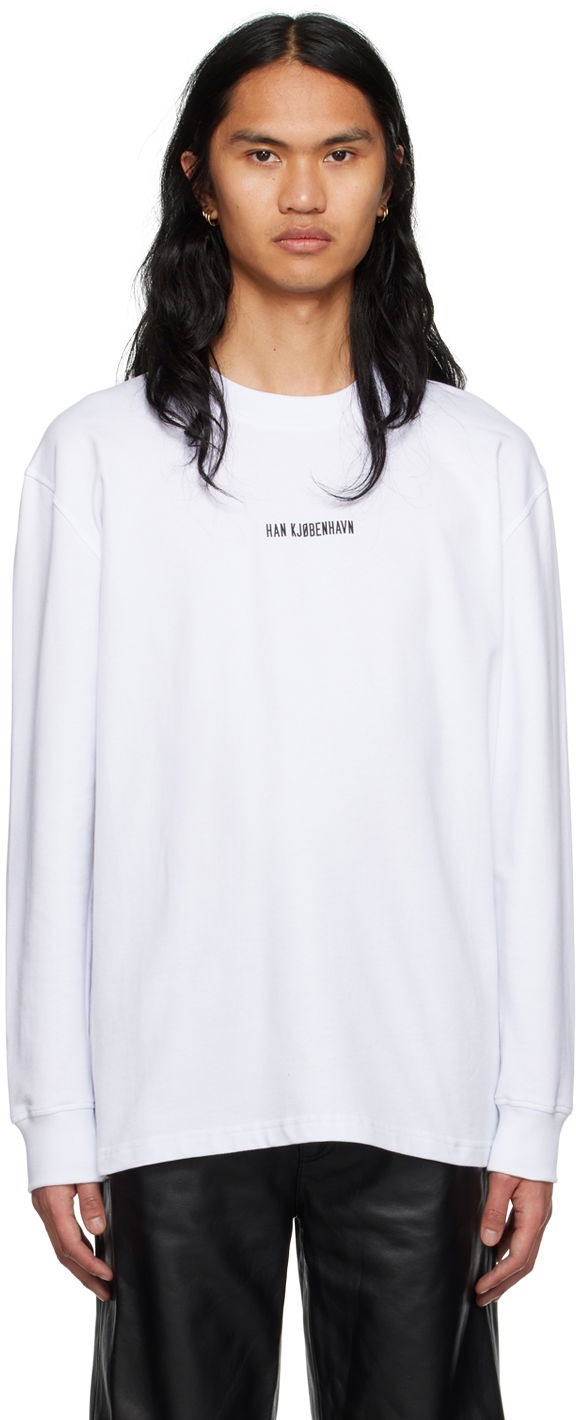 Majica Han Kjøbenhavn Han Kjobenhavn Long Sleeve T-Shirt Bela | M-132924