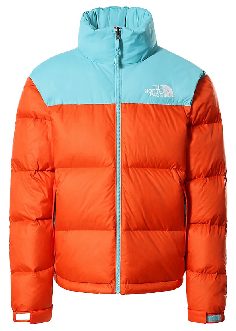 Puhovka The North Face 1996 Retro Nuptse 700 Fill Packable Jacket Red Orange-Transantarctic Blue Oranžna | NF0A3C8D1S0