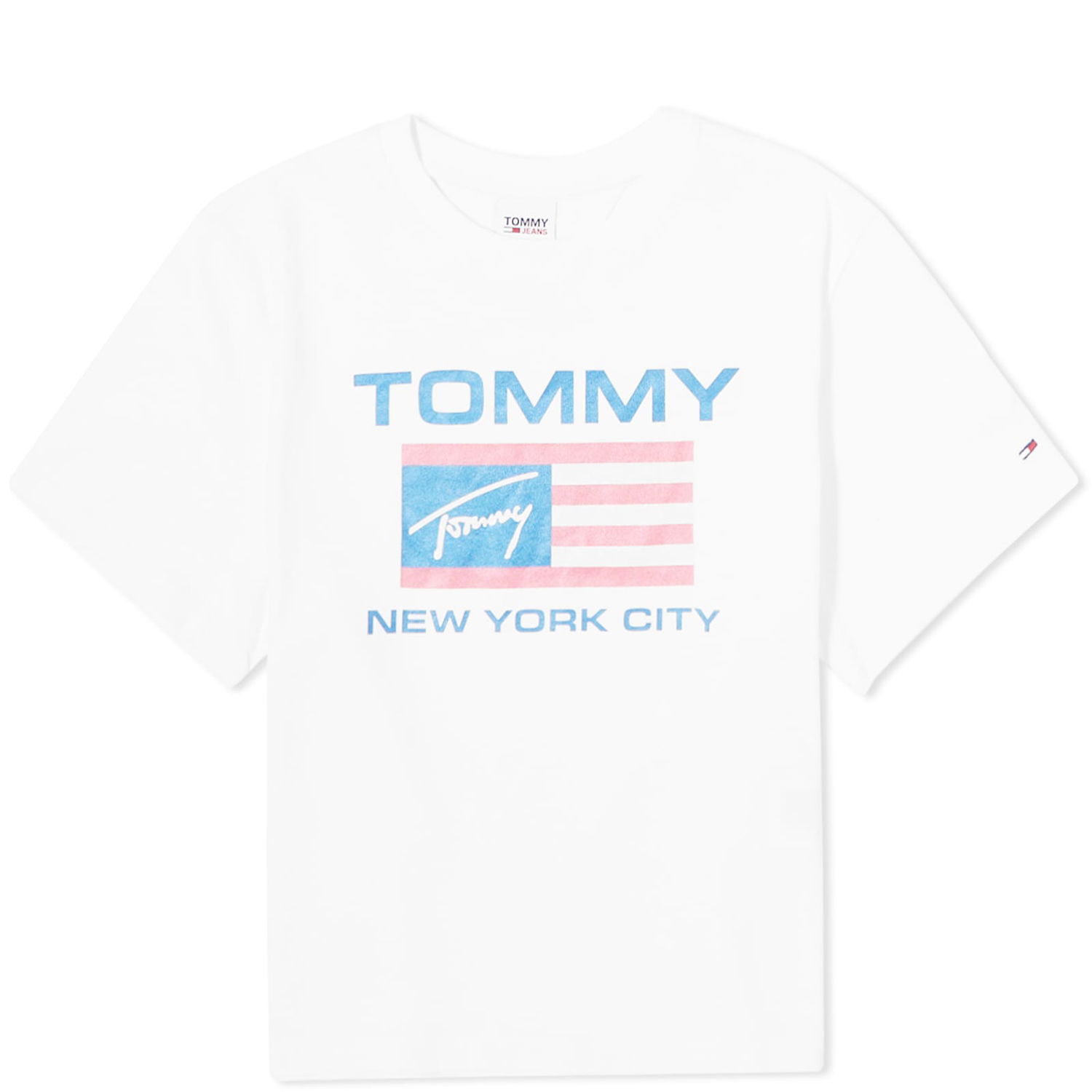 Majica Tommy Hilfiger Modern Prep Flag Bela | DW0DW16165YBR, 0