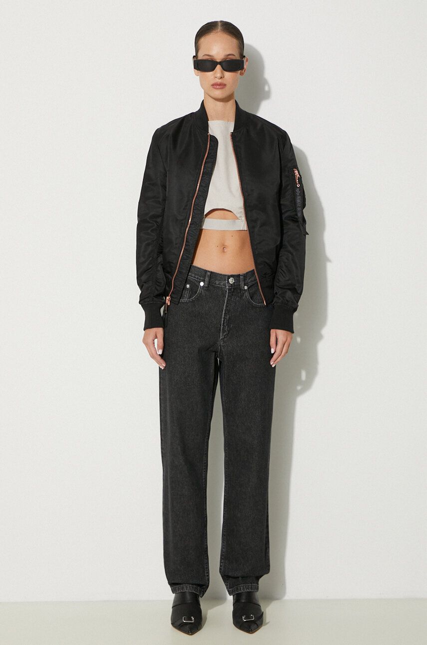 Kavbojke A.P.C. High Waist Jeans Črna | COETA.F09122, 1