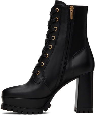 Superge in čevlji Gianvito Rossi Platform Lace-Up Boots Črna | G73077.70RIC.VGI, 2