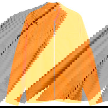 Srajce C.P. Company C.P. Company Men's Organic Gabardine Zip Overshirt, Size Large Oranžna | 19CMOS705A-110143G-434, 0