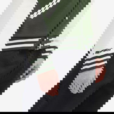 Bomber jakna AAPE by A Bathing Ape AAPE Now Fleece Baseball Jacket Zelena | AAPSWMB328XANGRD, 5