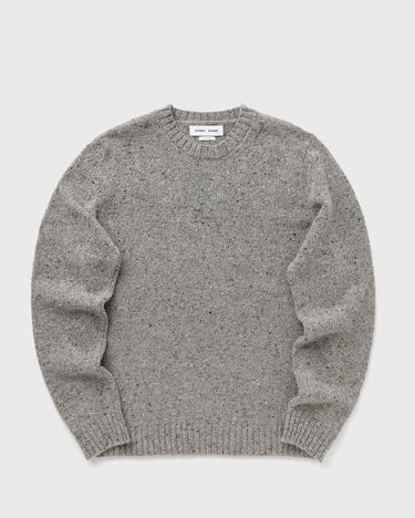 Pleteni pulover Samsoe Samsoe SANATANIEL Flecked Knit Sweater Siva | M25300040-GREY-MEL, 1