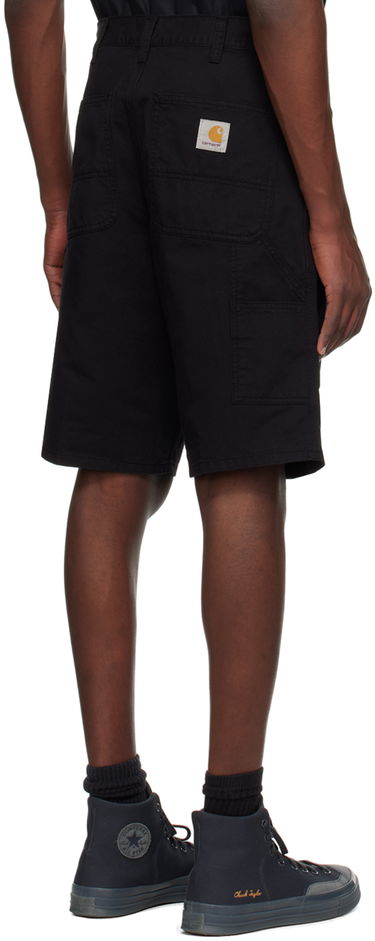 Kratke hlače Carhartt WIP Single Knee Cotton Shorts Črna | I031504, 2