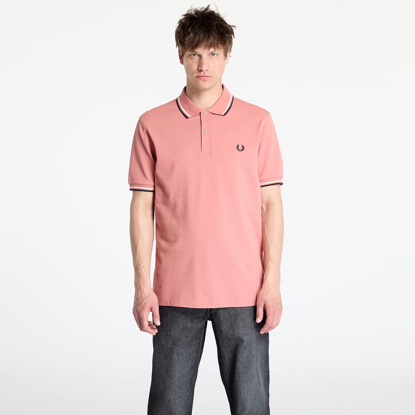 Polo majica Fred Perry Fred Perry Twin Tipped Shirt Roza | M3600 Y63