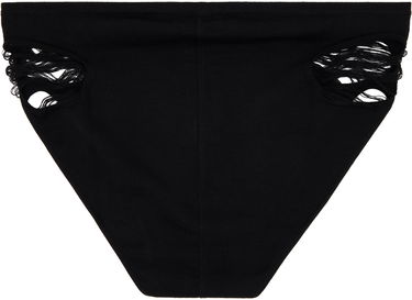 Spodnjice Rick Owens Rick Owens Shredded Merino Knit Briefs Črna | RR01E5673 KGRIDM, 1