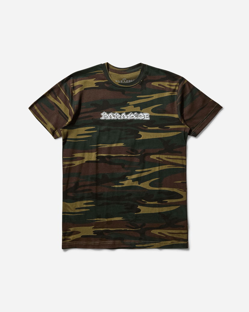 Majica PARADIS3 Paratopia Camo T-Shirt Zelena | PAPARATOPIATEE 1
