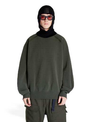 Pulover Y-3 Classic Knit Crewneck Sweatshirt Zelena | HT4501