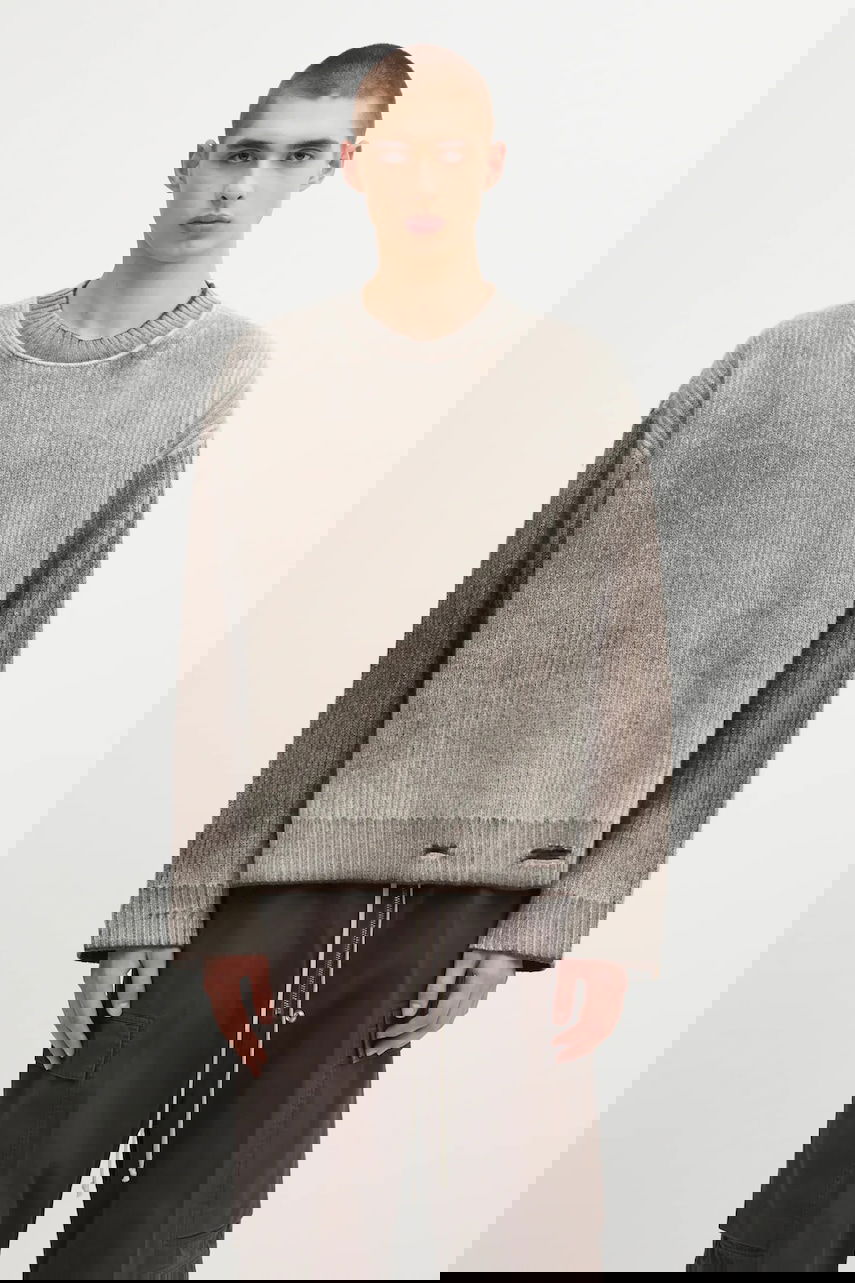Pleteni pulover Represent Clo Represent Reversible Fade Out Sweater Siva | MLM100217, 0