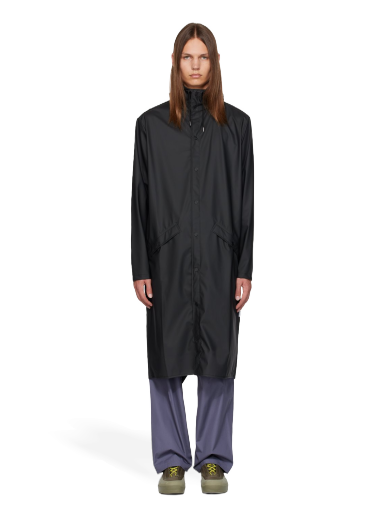 Plašči Rains Black Longer Coat Črna | 18360