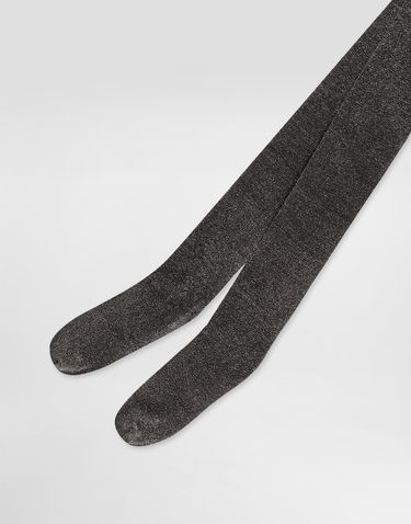 Nogavice Dolce & Gabbana Sparkling Tights Collection Kovinski | O4B63TON02Z8S287, 3