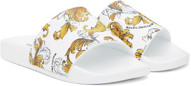 Modni dodatki Versace Versace Jeans Couture Outline Barocco Pool Slides Bela | E78VA3SQ3_EZS365, 3