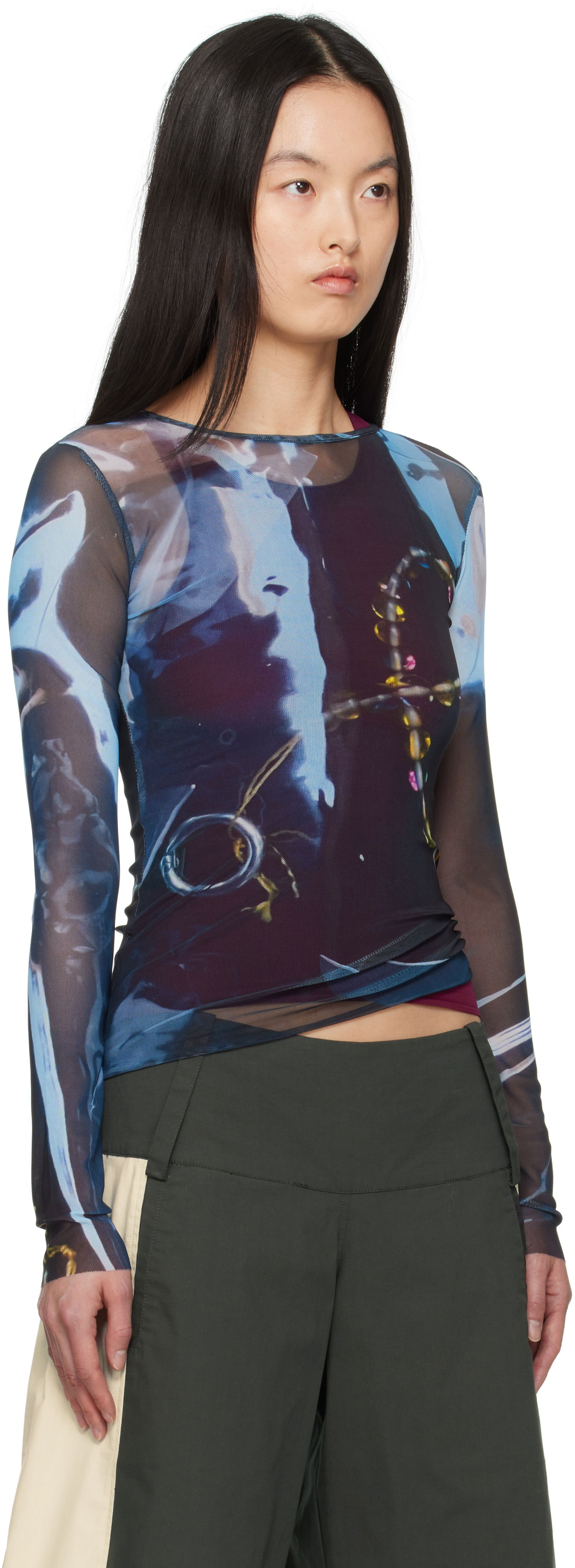 Majica Serapis Serapis Shining Gem Mesh T-Shirt Večbarvna | SS25_ TT_1T, 1