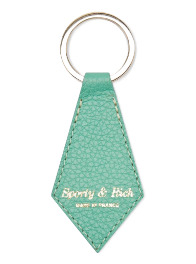 Obeski za ključe Sporty & Rich Grained Leather Key Chain Zelena | AC744VE