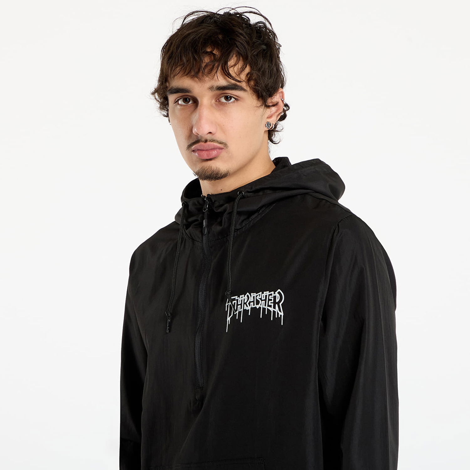 Vetrovka Thrasher One-liner Anorak Jacket Črna | 145781, 1